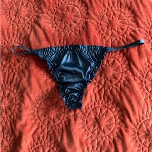 UO Ruched Satin G-String